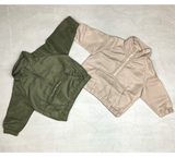 Summer Nights Jackets in Green and beige